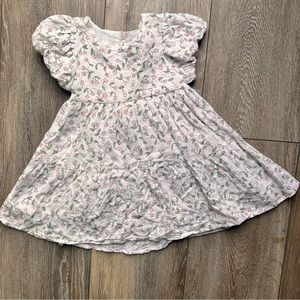 SweetHoney Eyelet Puff Sleeve Dress